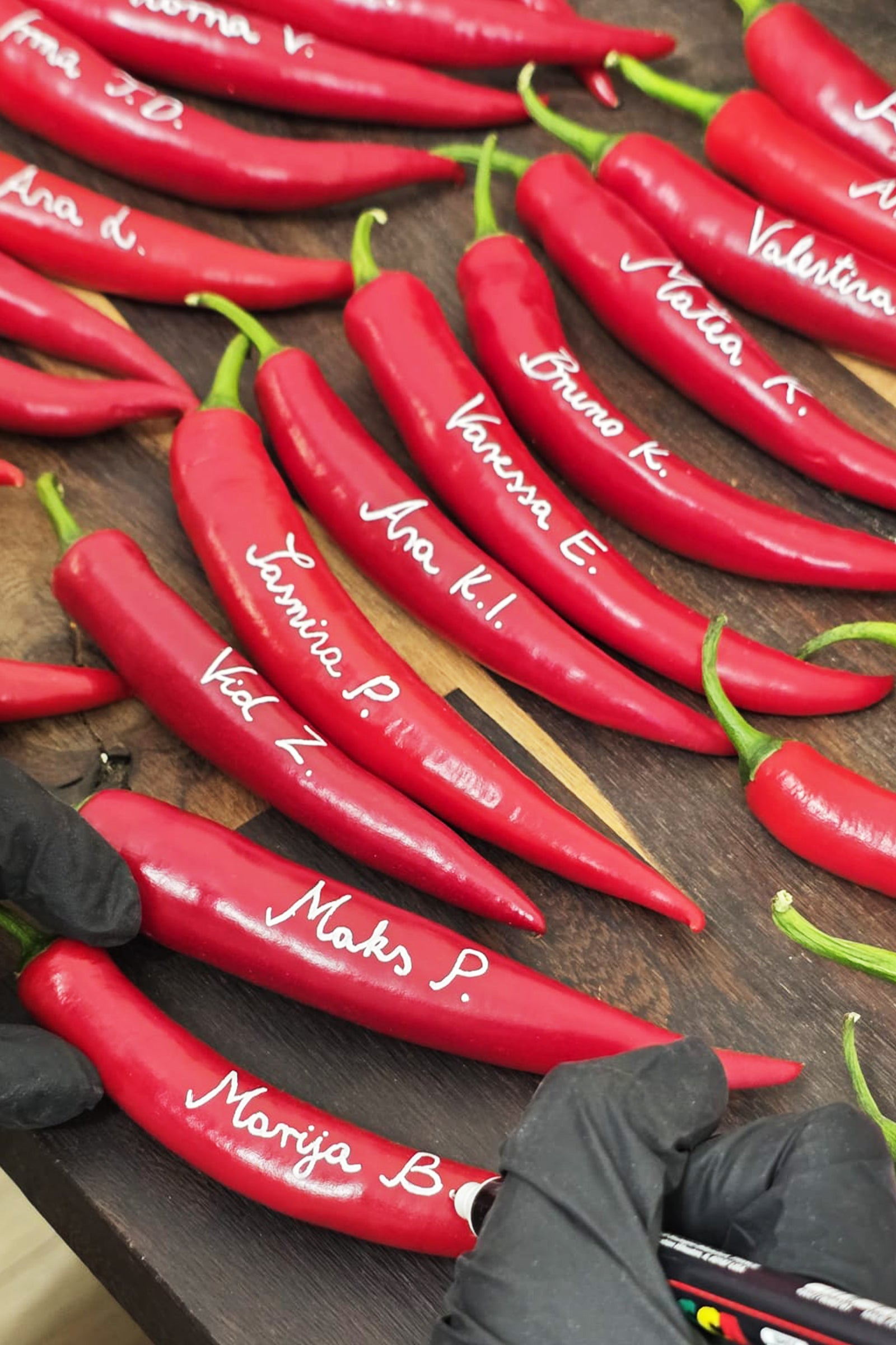 Kartica s imenom Chilli pepper