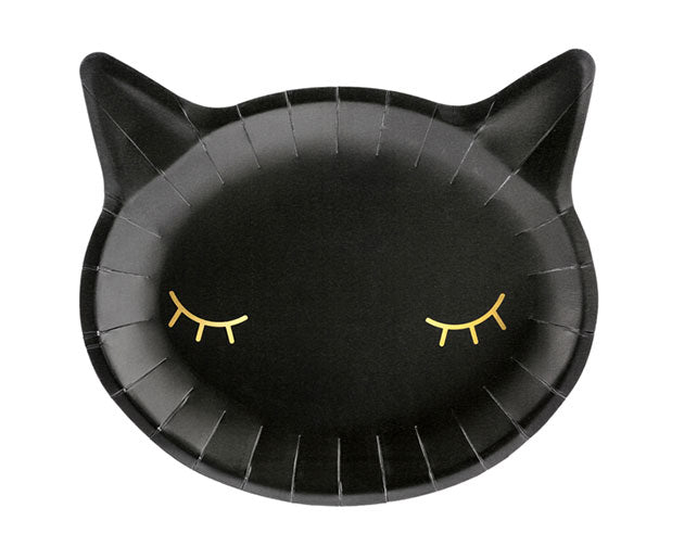 Papirnati tanjuri “BLACK CAT” 6/1