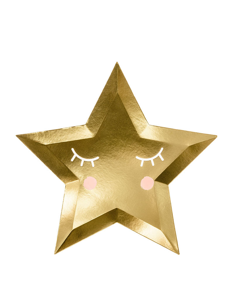 Papirnati tanjuri “LITTLE STAR” 6/1