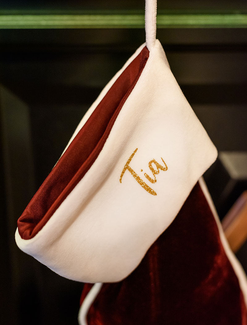 CHRISTMAS VELVET STOCKINGS