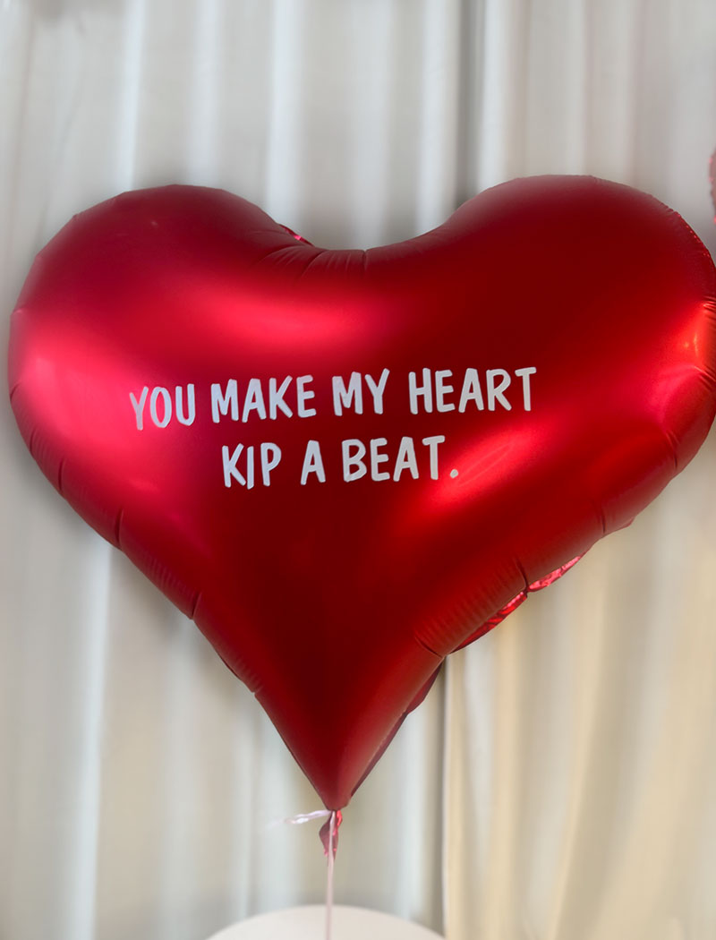 Balon PERSONALIZED HEART