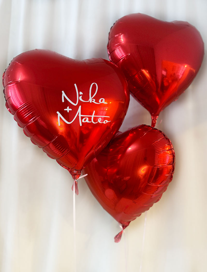 Balon PERSONALIZED HEART