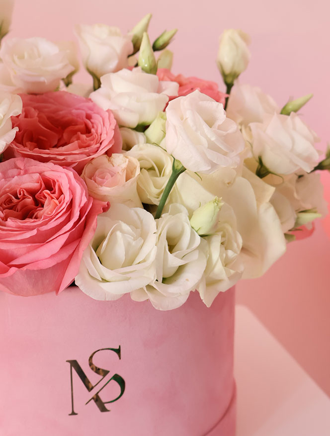 Flowerbox plišani SOFT PINK