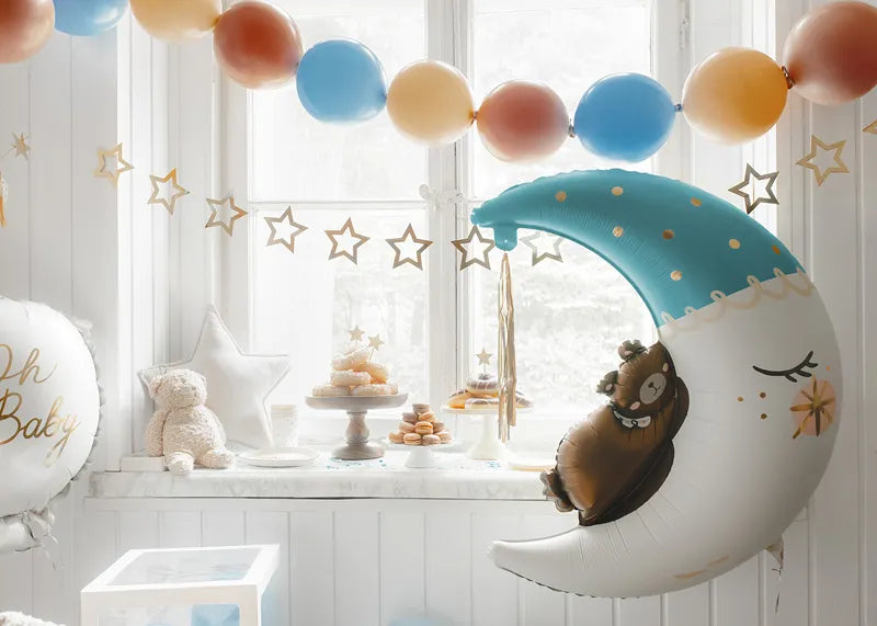 Balon TEDDY ON THE MOON BOY