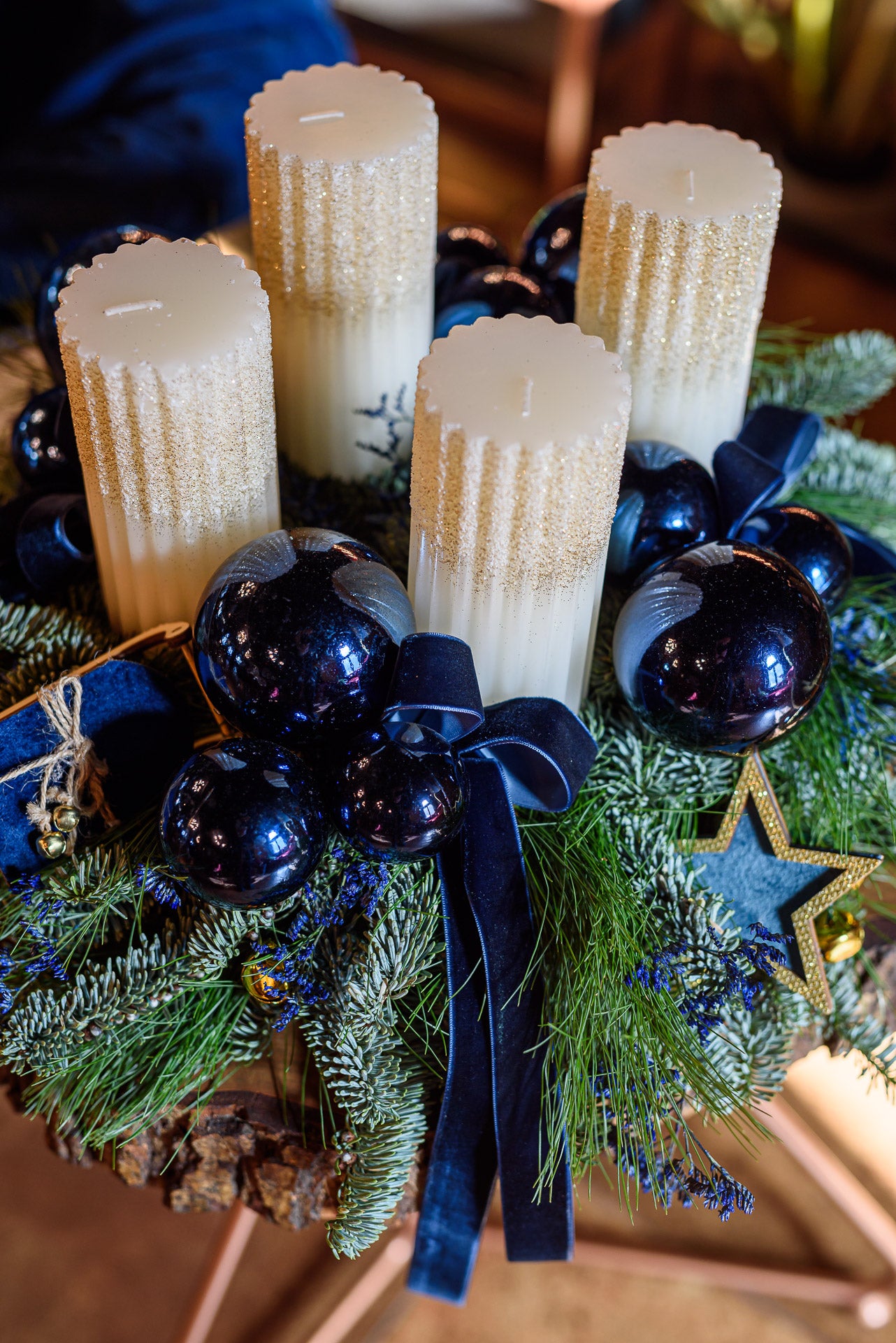 Adventski vijenac Snowflake