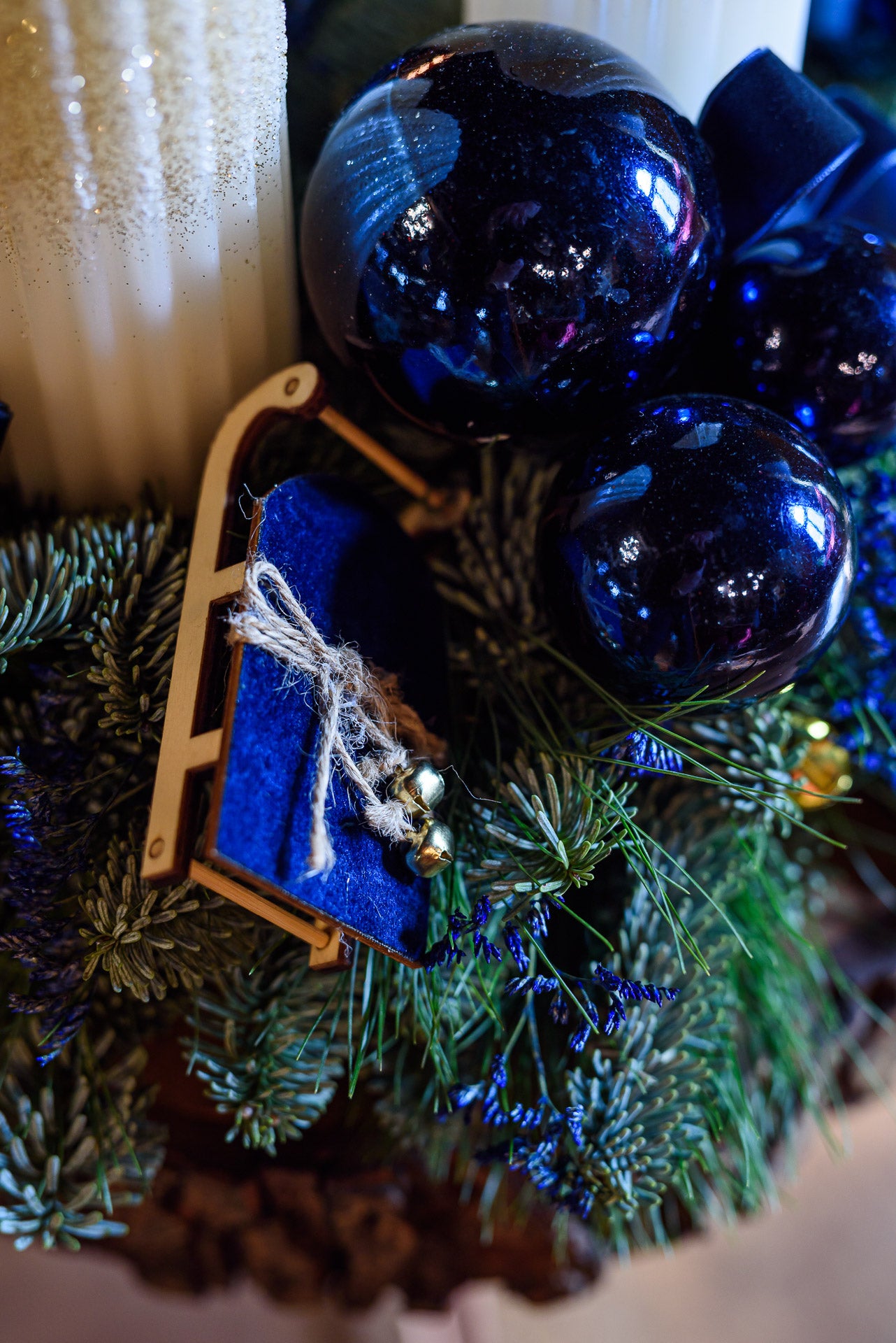 Adventski vijenac Snowflake