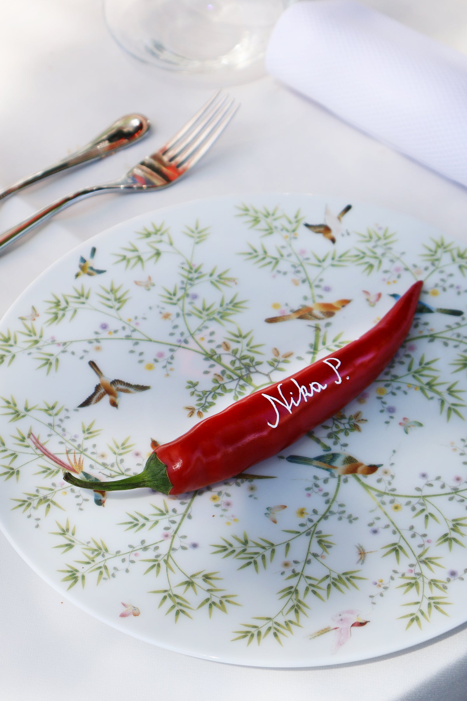 Kartica s imenom Chilli pepper