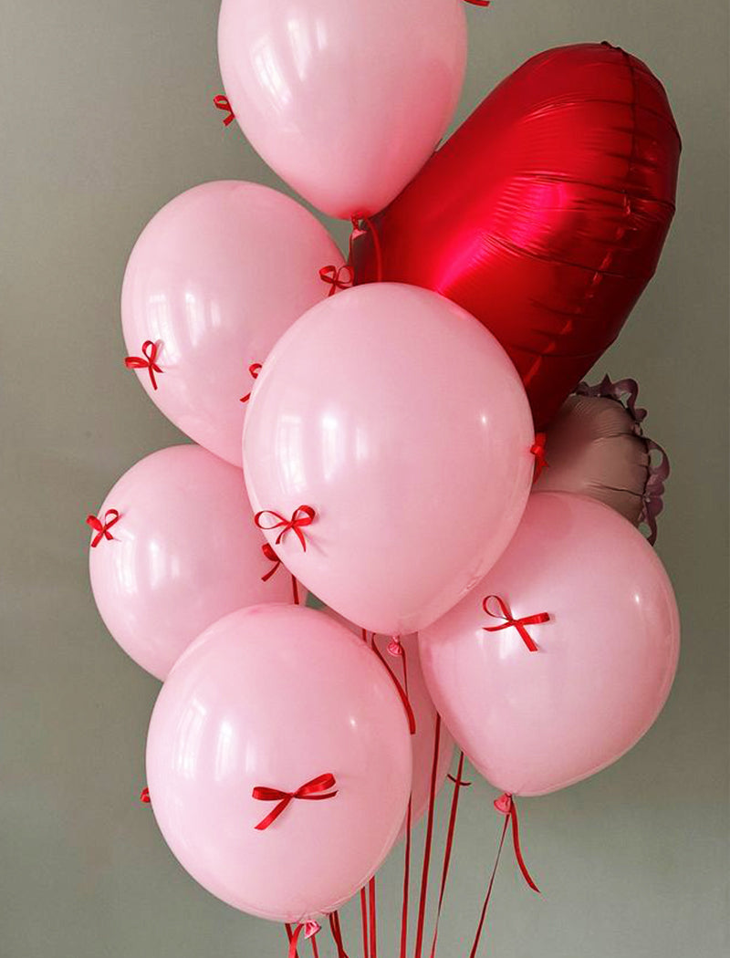 BALON BOUQUET HEART AND BOW