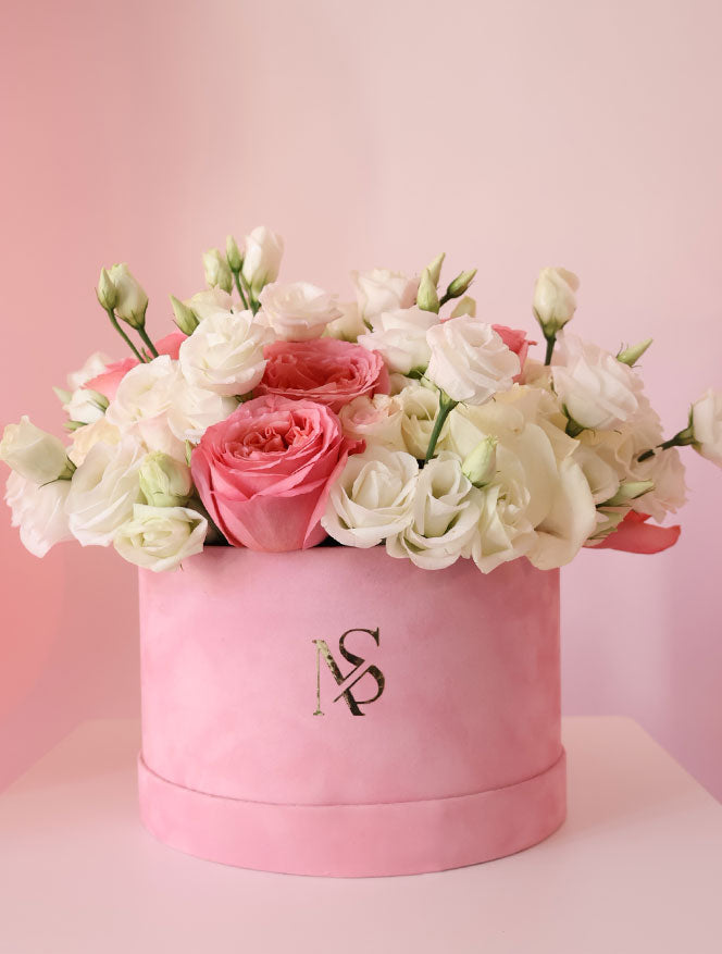 Flowerbox plišani SOFT PINK